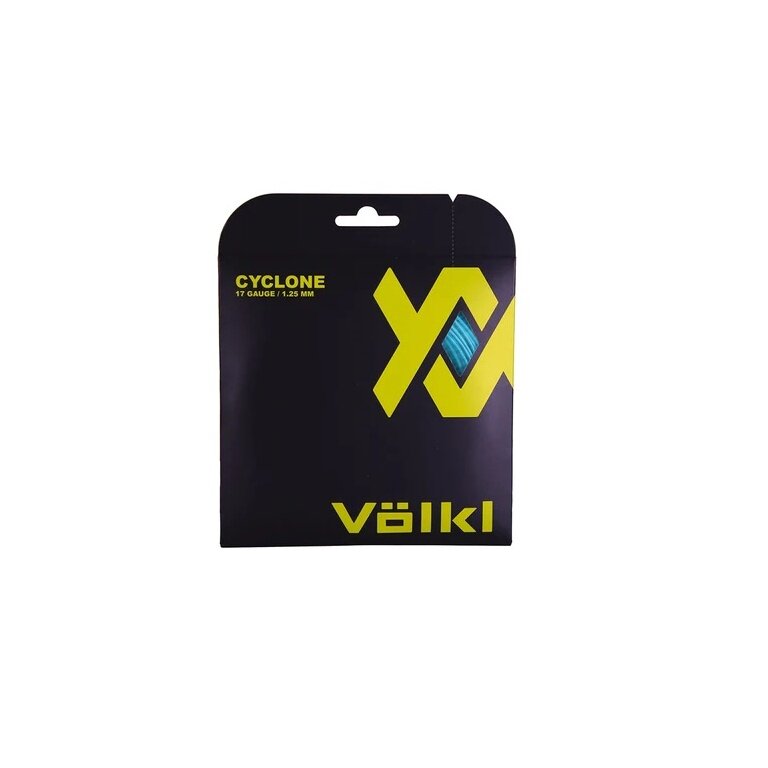 Völkl Tennis String Cyclone (Durability+Spin) neon blue 12m Set