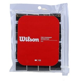 Wilson Overgrip Pro Sensation 0.4mm black 12 pack