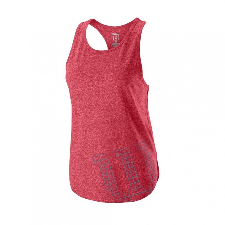 Wilson Tennis Tank Technical #19 red Women
