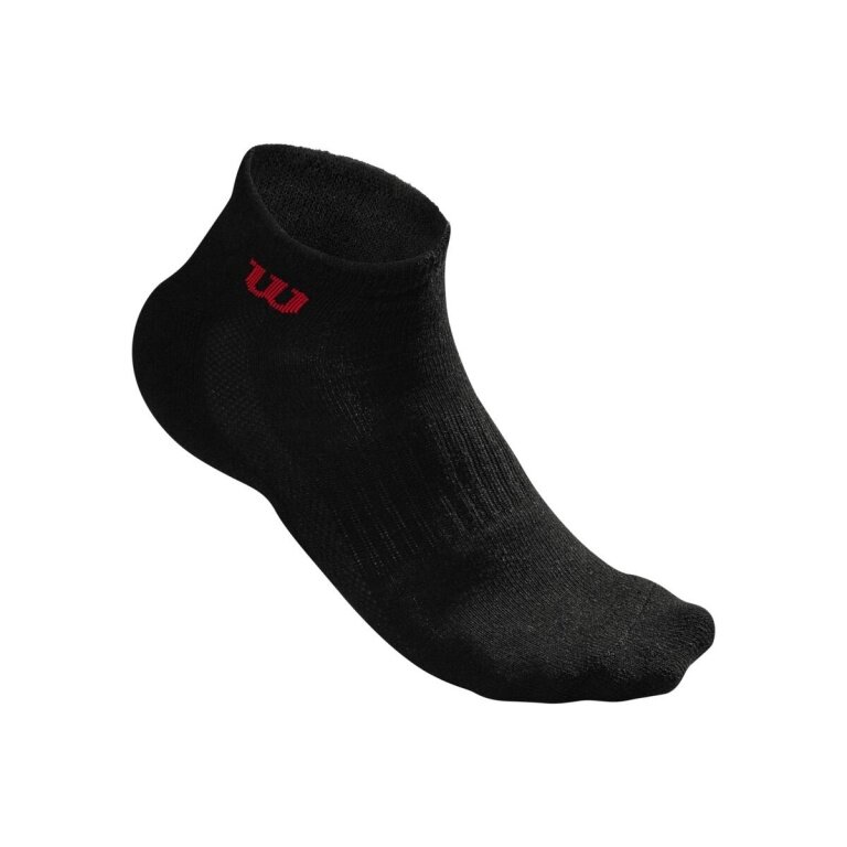Wilson Tennis Socks Quarter Black Men's - 3 Pairs