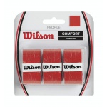 Wilson Overgrip Profile 0.6mm red 3 pack