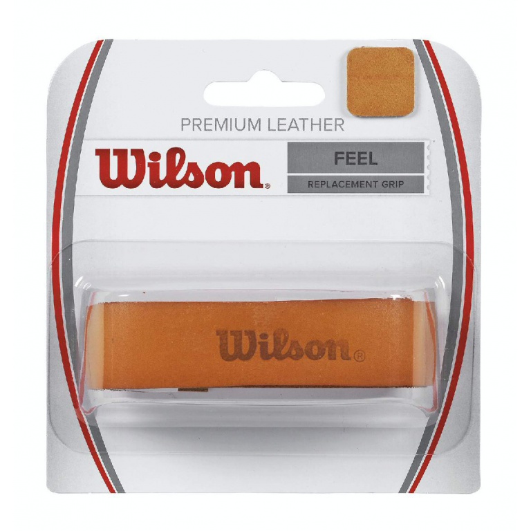 Wilson Baseband Leather Grip 1.6mm (smooth/direct grip feel) brown - 1 piece