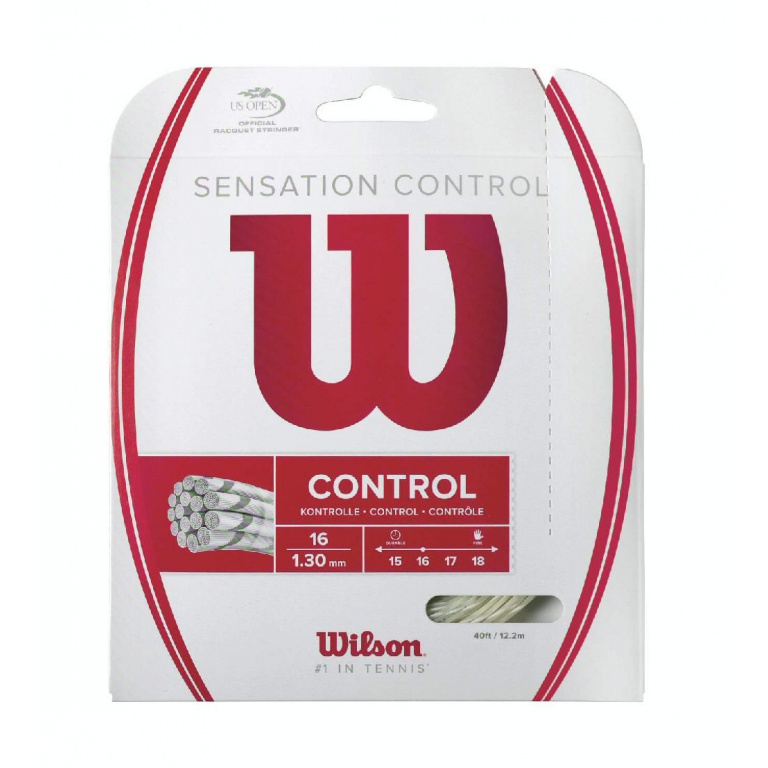 Wilson Tennis String Sensation Control 1.30 (Control+Touch) natural 12m Set