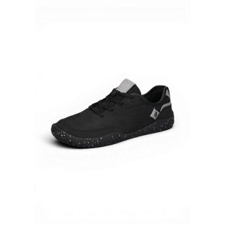 Waldläufer barefoot shoes H-Boris nubuck (anatomical toe box, flexible sole) black men's