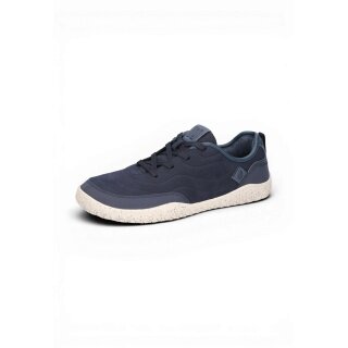 Waldläufer Barefoot Shoes H-Boris Nubuck (anatomical toe box, flexible sole) navy blue men's