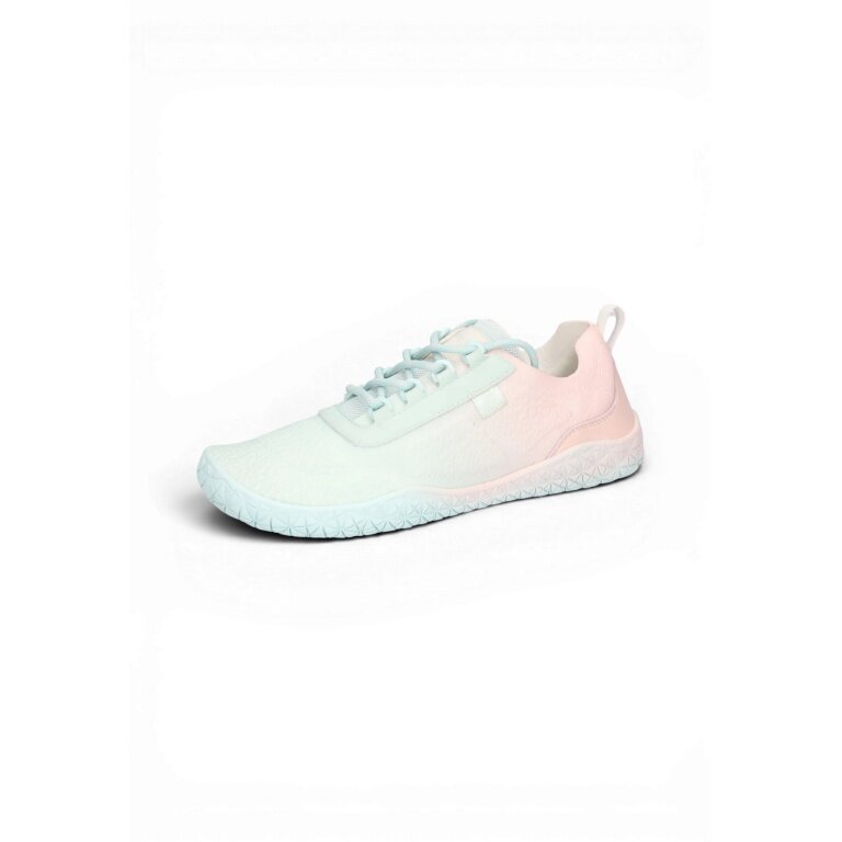 Waldläufer Barefoot Shoes H-Britt Knitted (anatomical toe box, flexible sole) light blue/pink ladies
