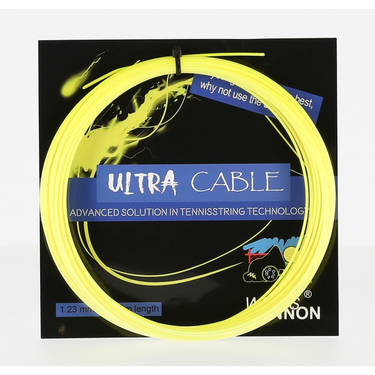 WeissCannon Tennis String Ultra Cable yellow 12m Set