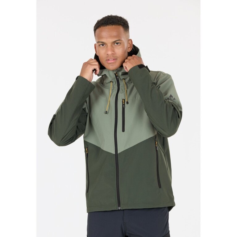 Whistler Softshell Jacket Rodney V2 W-PRO 8.000 (windproof, breathable) forest green men's