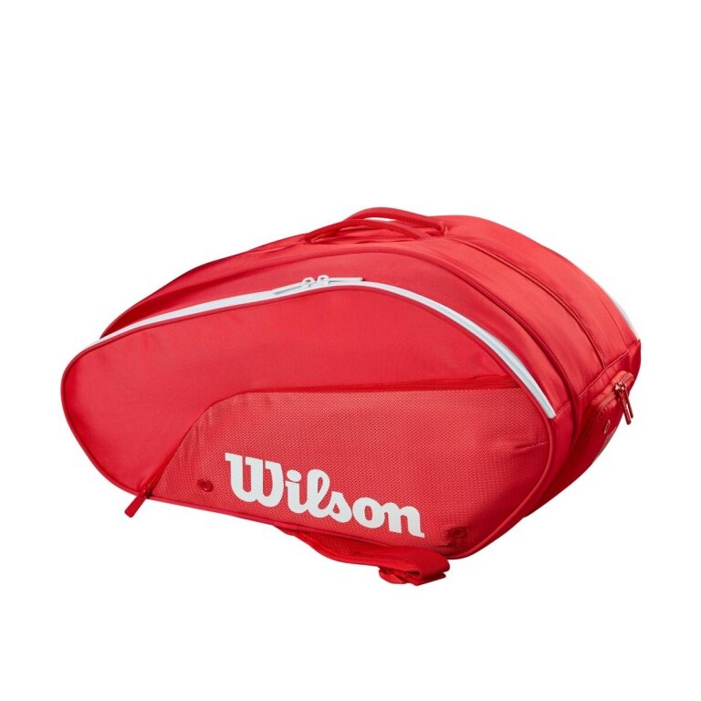 Wilson Racketbag 2025 Tour Padel Bag (Racket bag, 2 main compartments) red