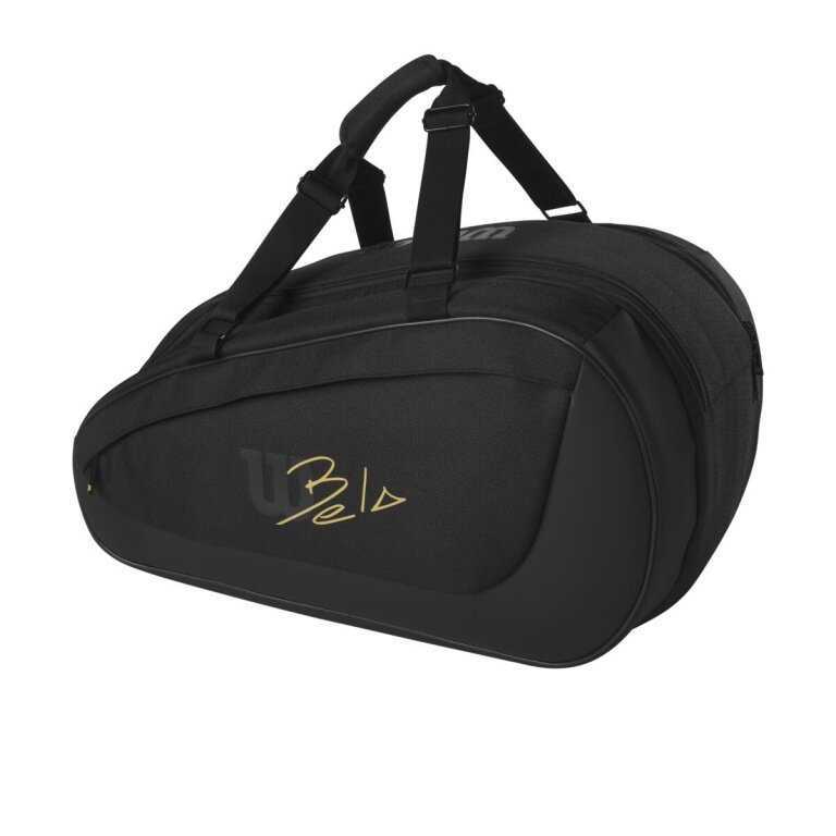 Wilson Racketbag Bela Super Tour Padel Bag (Racket Bag, 2 Main Compartments) black