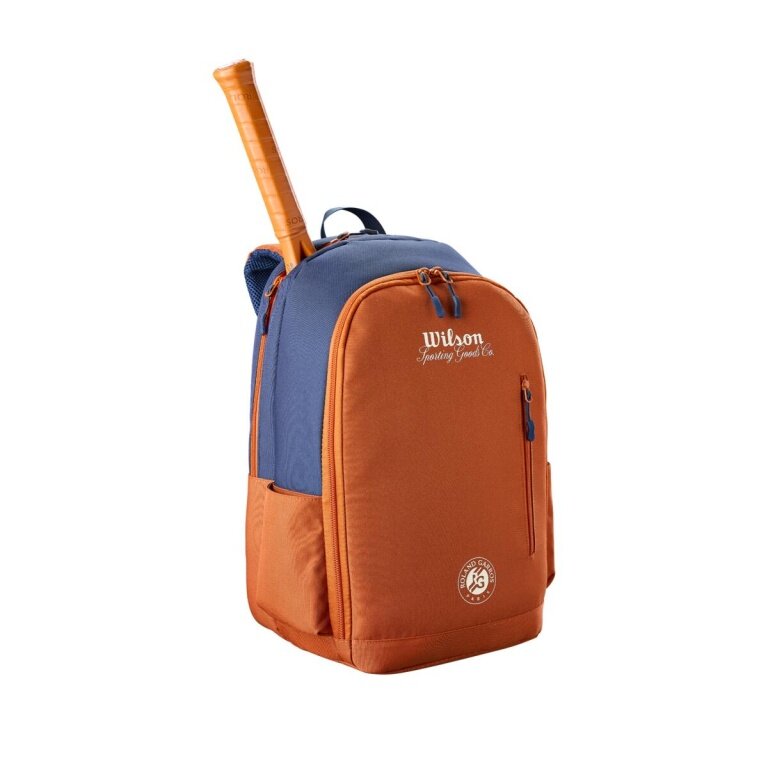 Wilson Tennis Rucksack Team Roland Garros 2026 clay brown/navy blue