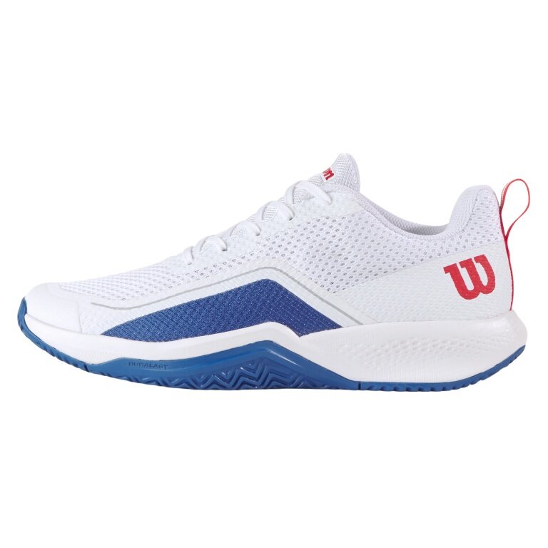 Wilson Tennis Shoes Rush Pro Lite Allcourt 2024 white/blue men's