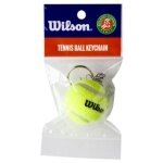 Wilson Keyring Mini Tennis Ball Roland Garros Yellow - 1 Piece