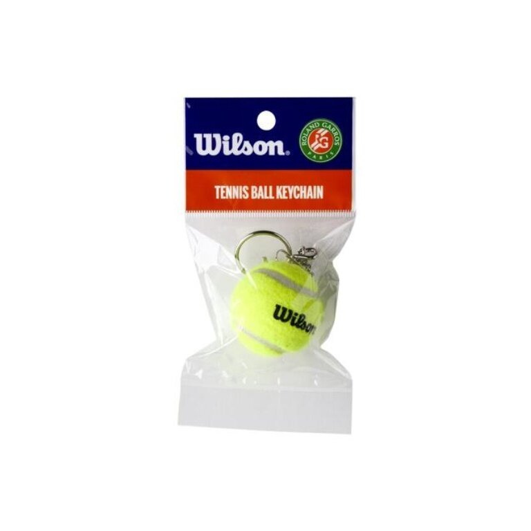 Wilson Keyring Mini Tennis Ball Roland Garros Yellow - 1 Piece