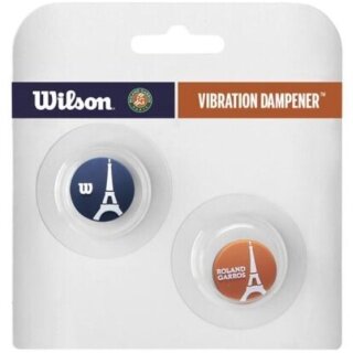 Wilson vibration dampeners Roland Garros Eiffel Tower navy blue/brown - 2 pieces