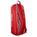 Wilson Tennis Racket Bag Super Tour 2025 (Racket Bag, 2 Main Compartments) Red 6-Pack
