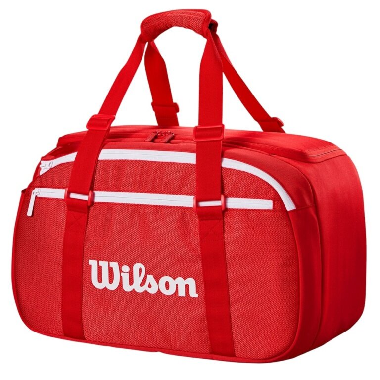 Wilson Tennis Bag Super Tour Small Duffel - red