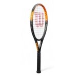 Wilson Junior Tennis Racket Burn Spin JR 26in (11-14 years) 2025 black/orange - strung -