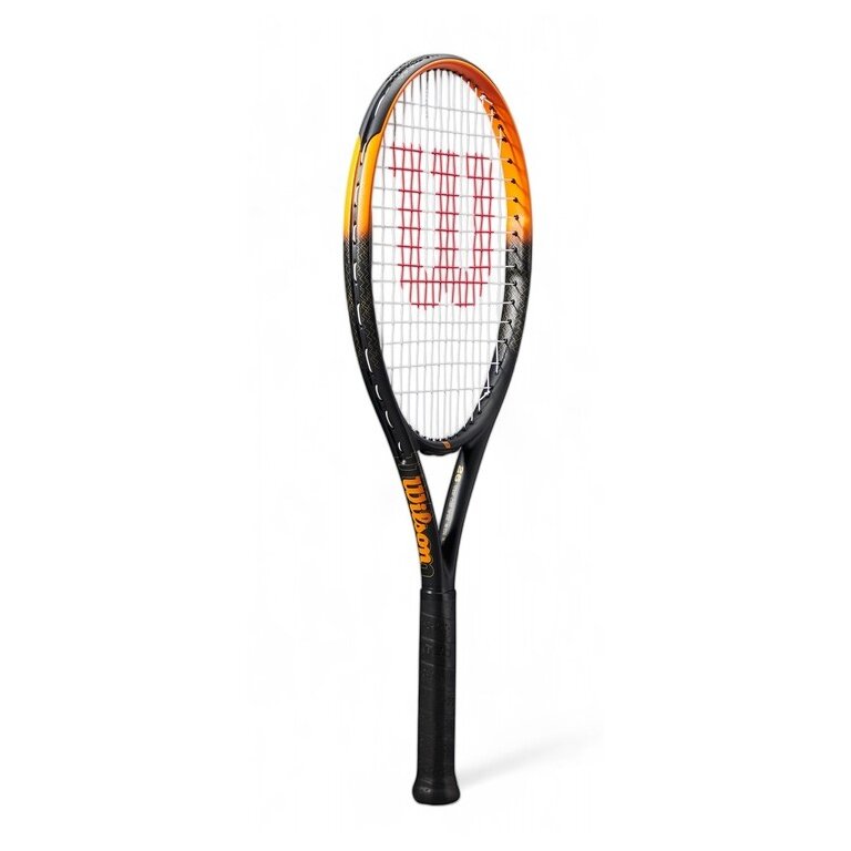 Wilson Junior Tennis Racket Burn Spin JR 26in (11-14 years) 2025 black/orange - strung -