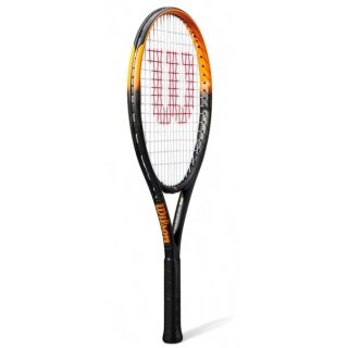 Wilson Kids' Tennis Racket Burn Spin JR 25in (9-12 years) 2025 black/orange - pre-strung -
