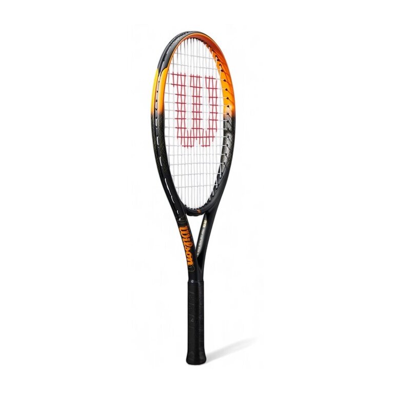 Wilson Kids' Tennis Racket Burn Spin JR 25in (9-12 years) 2025 black/orange - pre-strung -