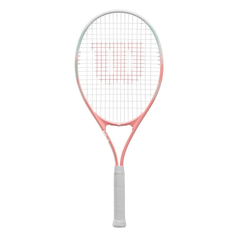Wilson Tennis Racket Envy XP Lite 112in/274g/Recreational white/pink - pre-strung -
