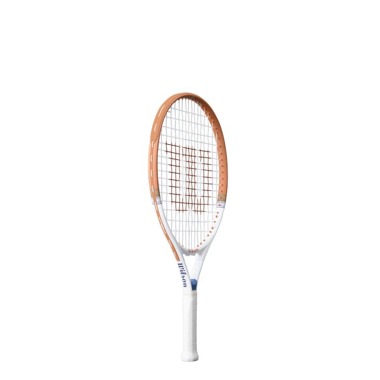 Wilson Kids' Tennis Racket Roland Garros Elite 21in (4-7 years) 2026 brown/white - pre-strung -