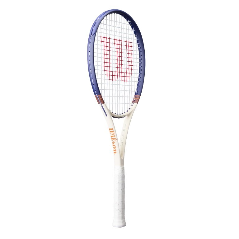 Wilson Tennis Racket Roland Garros Triumph 105in/298g/Recreational 2026 navy blue/beige - strung -