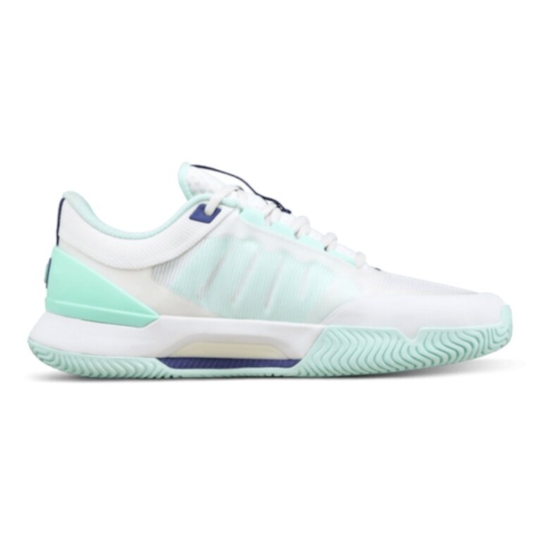 Wilson Tennis Shoes Intrigue Tour Allcourt 2026 white/blue/mint ladies