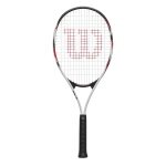 Wilson Tennis Racket Fusion XL 112in/274g/Recreational white/black/red - strung -