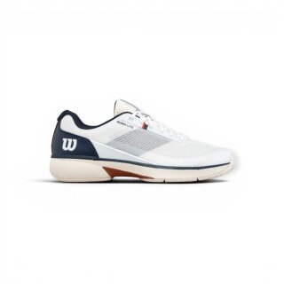 Wilson Tennis Shoes Rush Lite 5.0 CLC Allcourt white/navy blue Men's
