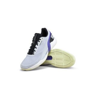Wilson Tennis Shoes Rush Pro 5.0 Clay/Sand Court Grey/Black/Purple Men's