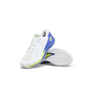 Wilson Rush Pro Ace Allcourt Tennis Shoes (2E/wide) 2025 white/blue men's