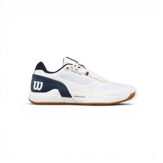 Wilson Tennis Shoes Rush Pro 5 CLC Allcourt (Stability) 2026 white/navy blue men's