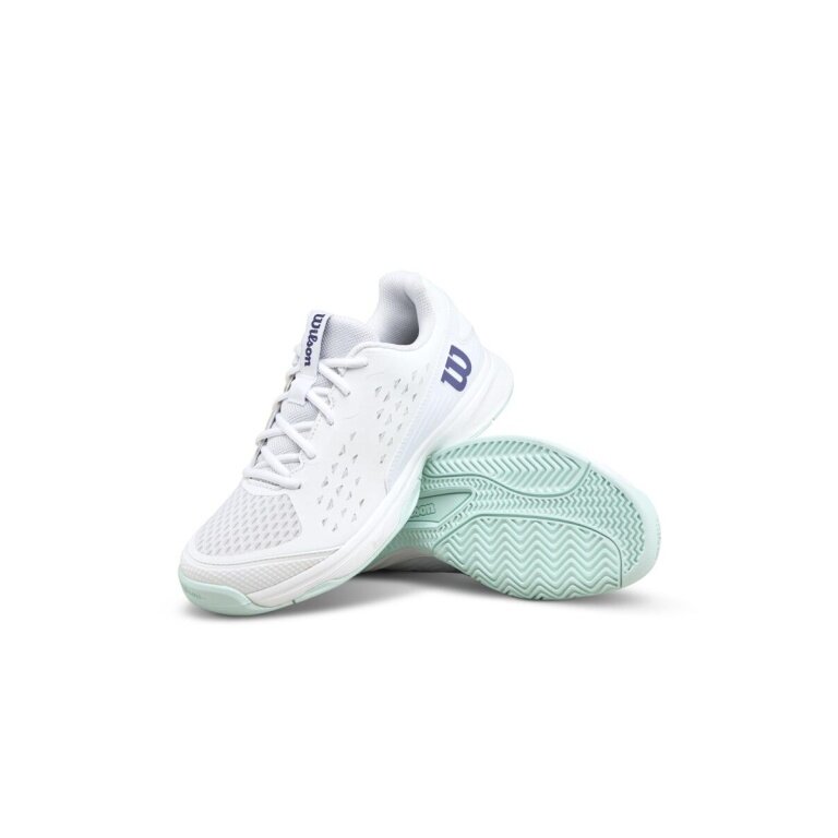 Wilson Rush Pro L Allcourt 2026 Tennis Shoes White/Light Blue Kids