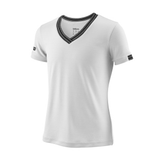 Wilson Shirt Team V-Neck white girls