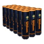 Wilson Tennis Balls Roland Garros Clay Can 18x4 in Carton