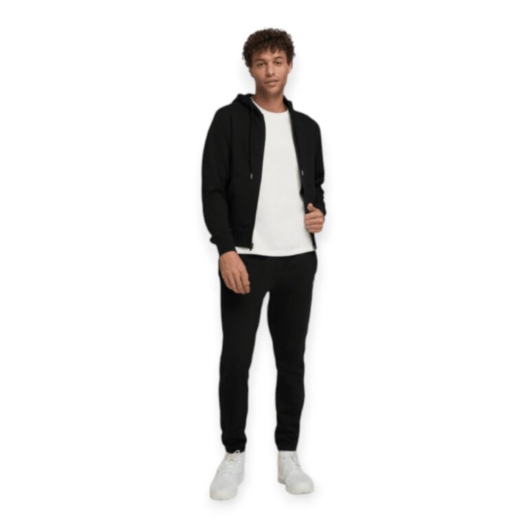 Wilson Training Jacket Team Zip Hoodie (with hood, cotton) black men's