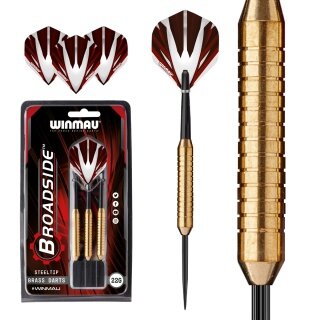 Winmau Dart Arrows Broadside Brass Steel Dart 1225-22 grams - 3 pieces