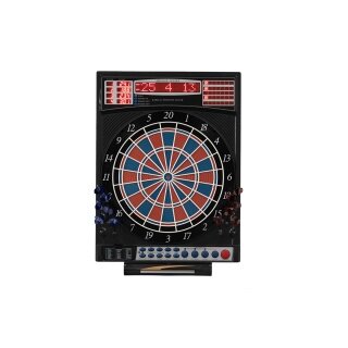 Karella Dartboard Dart Machine Premium for 16 Players, including 12 Darts, 41 Games, 220 Game Variants
