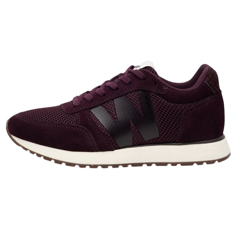 Woden Sneaker Ronja Icon (Suede/Mesh) cherry red Ladies