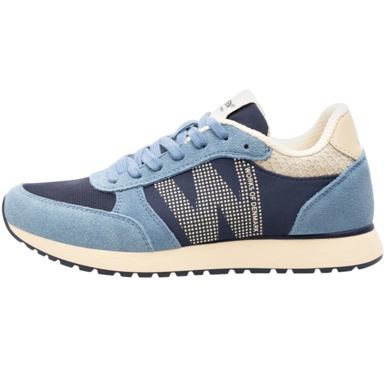Woden Sneaker Ronja (Leather/Textile) denim blue Ladies