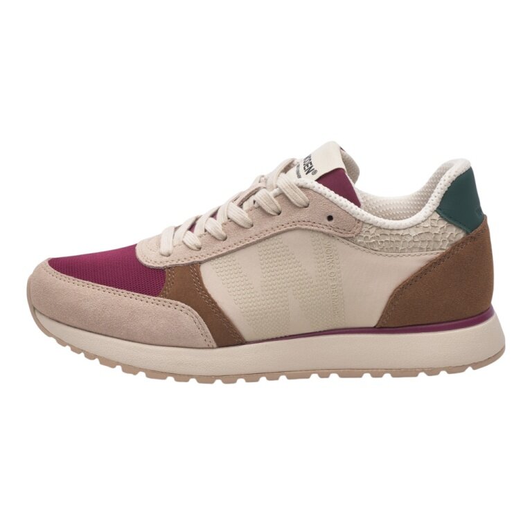 Woden Sneaker Ronja (Leather/Textile) beige/multicoloured Ladies