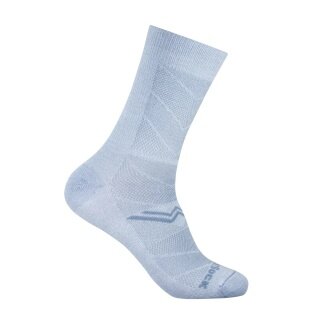 Wrightsock Sports Socks Crew Coolmesh II (thin, breathable, comfortable) light grey - 1 pair
