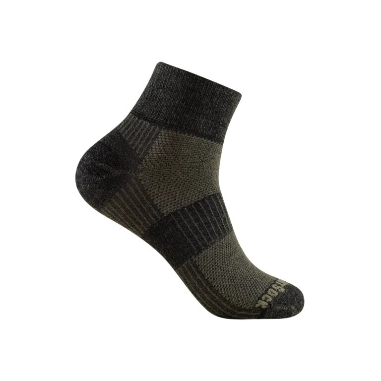 Wrightsock Wander Sock Quarter Merino Coolmesh II (thin, merino wool) timber brown - 1 pair