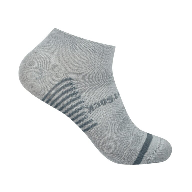 Wrightsock Sports Socks Sneaker Coolmesh II (thin, breathable, comfortable) grey - 1 pair