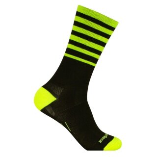 Wrightsock Everyday Hiking Sock Crew Eco Explore (Anti-Blister Sock) black/yellow - 1 pair