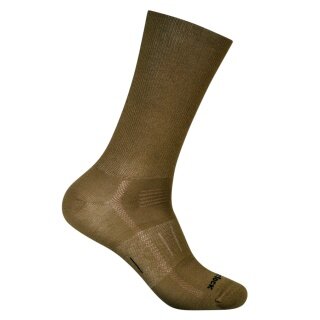 Wrightsock Endurance Crew Plus Walking Socks (calf-high, anti-blister socks) coyote brown - 1 pair