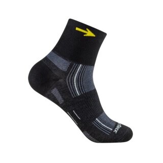 Wrightsock Sportsock Quarter Stride (ankle-high, medium thickness, anti-blister sock) black/pilgrim arrow - 1 pair