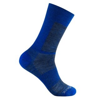 Wrightsock Wander Sock Crew Merino Coolmesh II (thin, merino wool) blue - 1 pair